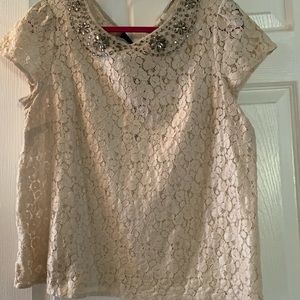 Loft lace top